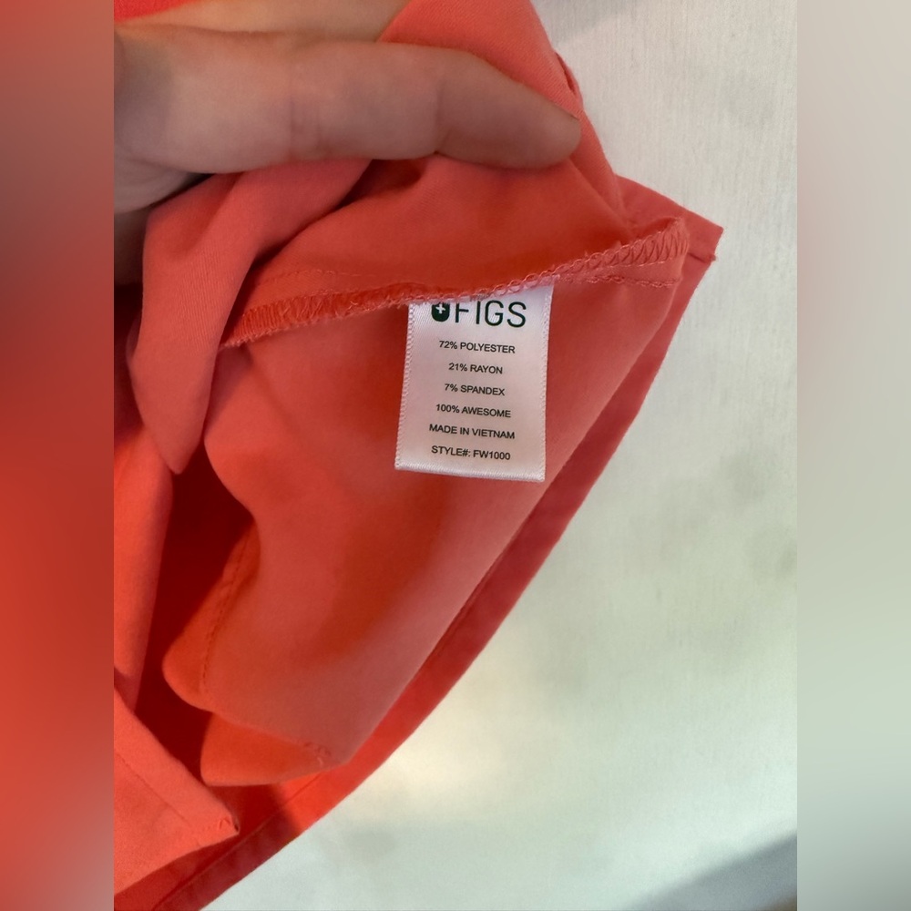 Hot Coral 1 pocket Catarina- XS - Picture 5 of 9